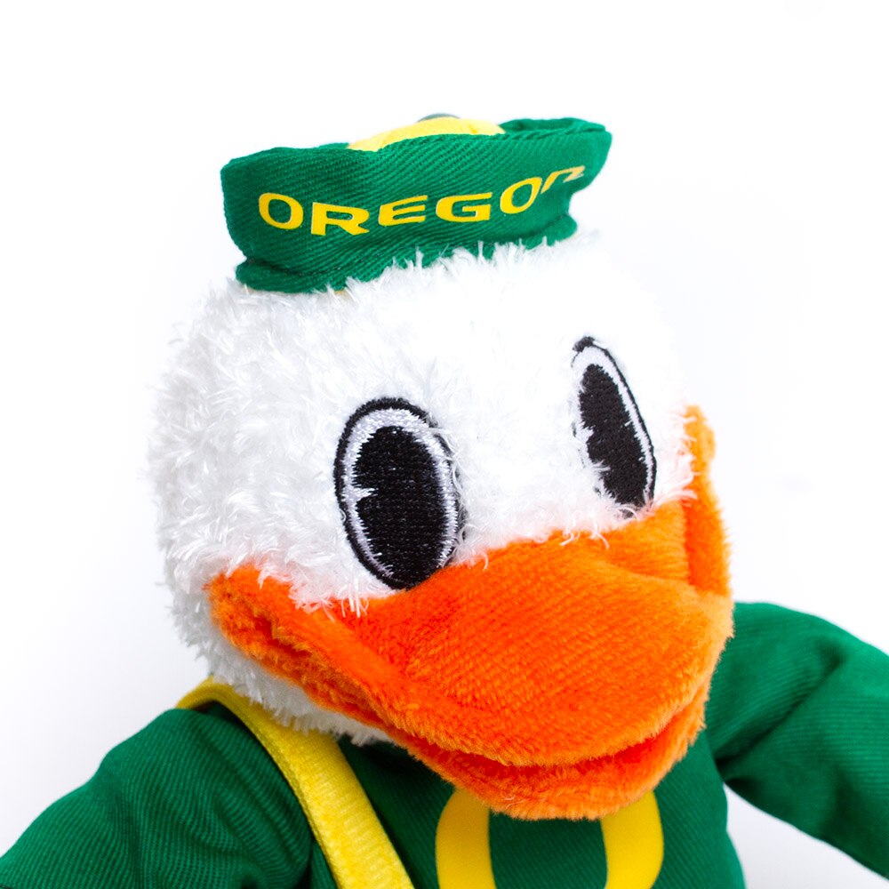 Duck Mascot Factory 6" sitting 23 Green & Yellow Game Day Bibs